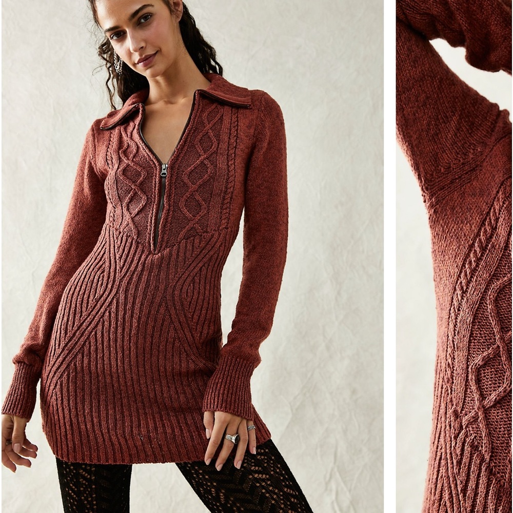 Free people mont blanc mini dress